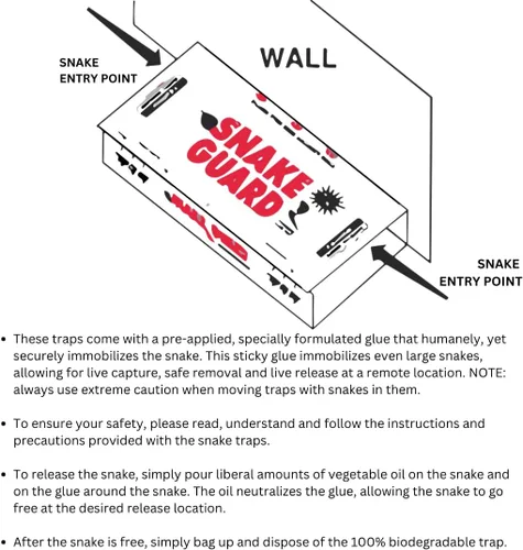 Miniatura 8 de Snake Guard® - Trampa para serpientes de Wildlife Control Supplies – Trampa resistente a la intemperie sin contacto – Control seguro y eficaz
