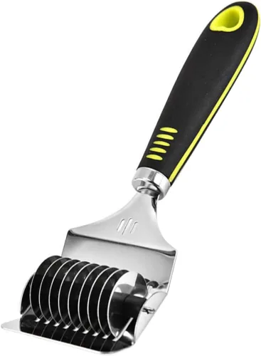 Housoutil Máquina de prensa de fideos manuales de acero inoxidable Máquina de prensa de rodillos de masa Gadget de cocina