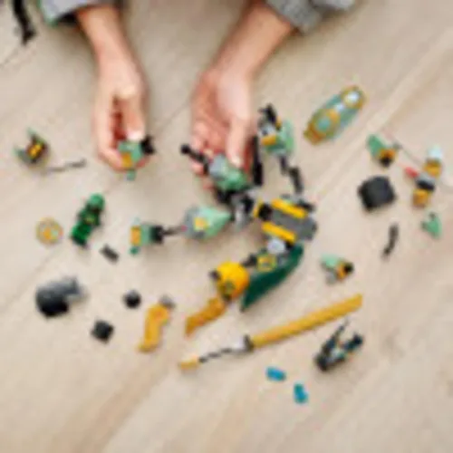 Miniatura 2 de LEGO NINJAGO Lloyd's Hydro Mech 71750 Kit de construcción, juego submarino con NINJAGO Lloyd y Mech; acción de juego de rol para niños y niñas a