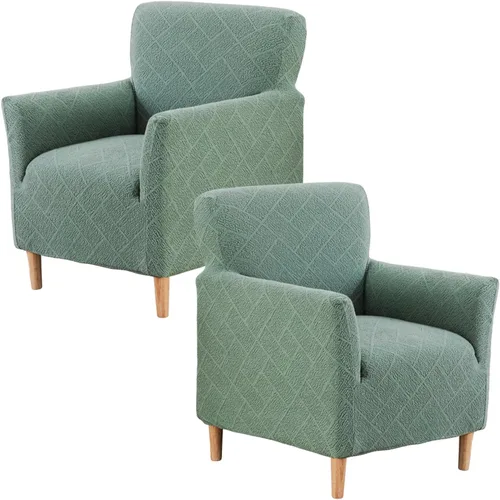 Miniatura 68 de Fundas de jacquard para sillón de banquete, fundas suaves para sillón, fundas elásticas de 1 pieza para sala de estar, funda antideslizante