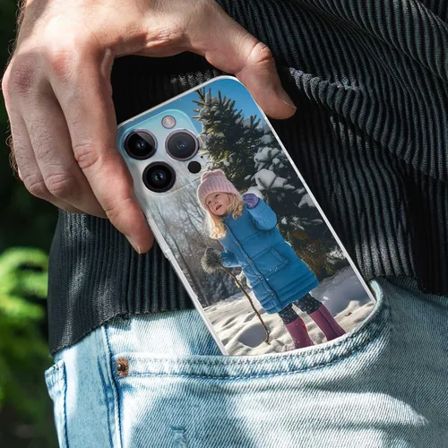 Miniatura 4 de Funda personalizada para iPhone 14, 13, 12, 11 Pro Max Mini Plus XR X Xs, diseña tu propia imagen, funda para fotos, a prueba de arañazos, 1 Foto