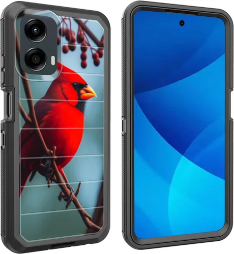 Miniatura 52 de Funda para Moto G Play 4G 2024, cuerpo completo, protección contra caídas, resistente, 3 capas, militar, resistente, duradera, para Motorola Moto G