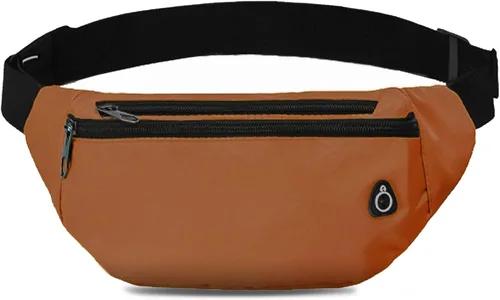 Miniatura 47 de Riñonera cruzada para mujeres y hombres, riñonera deportiva resistente al agua, bolsa de cinturón para viajes, senderismo, correr