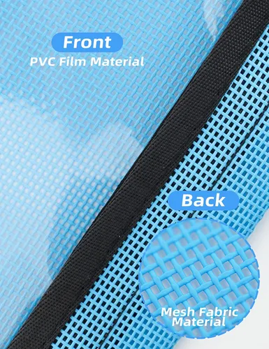 Miniatura 5 de BLUEWING Bolsa Premium para Dredaje de Cuatro Bolsillos para Equipo de Pesca, Tamaño 38 * 48in