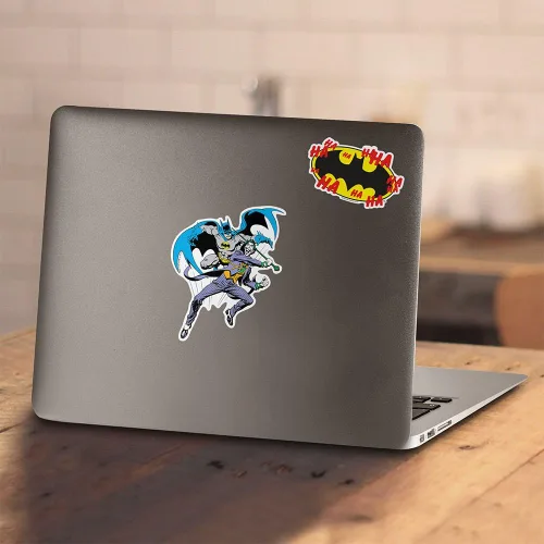 Miniatura 5 de Popfunk Camiseta y pegatinas clásicas de Batman V.The Joker You Mad Bro