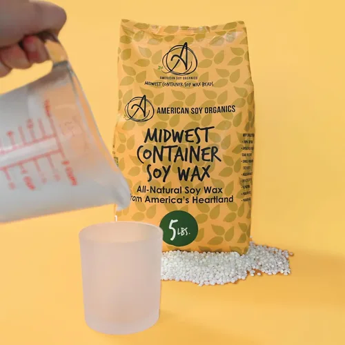 Miniatura 9 de American Soy Organics Cuentas de Cera de Soja 100% del Medio Oeste para Hacer Velas - Suministros Naturales para Hacer Velas - Libre de Parafina