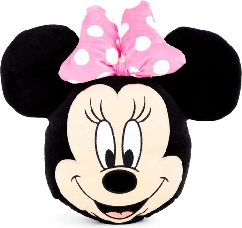 Miniatura 5 de Jay Franco Juego de cobija y almohada Disney Minnie Mouse Nogginz - 40 x 50 pulgadas, manta ligera de viaje de 2 piezas para niños, ropa de cama