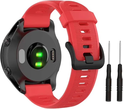 Miniatura 11 de ISABAKE Correa de reloj para Garmin Forerunner 935/945/955/965/745, pulsera de repuesto de silicona de 0.866 in para Fenix 5 Plus/Fenix 6