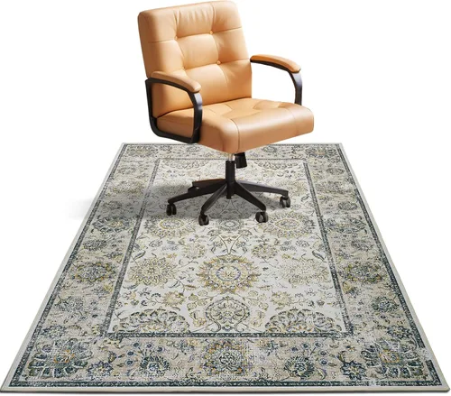 Miniatura 2 de Tapete para silla de oficina para suelo de madera dura, tapete para silla de computadora, alfombra de oficina para sillas rodantes, tapete