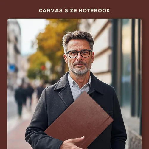 Miniatura 7 de Beechmore Books Cuaderno de bocetos A3 – 11.7x16.5 pulgadas encuadernado en cuero vegano premium, libro de bocetos grande de tapa dura con 160