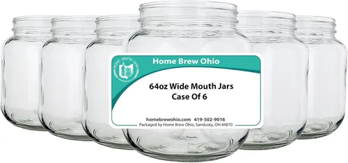 Miniatura 2 de Home Brew Ohio Tarros de boca ancha de 64 onzas (paquete de 6)