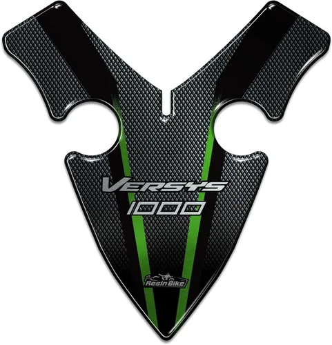 Miniatura 2 de Resin Bike Adhesivos 3D para motocicleta compatibles con Kawasaki Versys 1000 Grand Tour 2019-2020. Protección frontal contra golpes y arañazos.