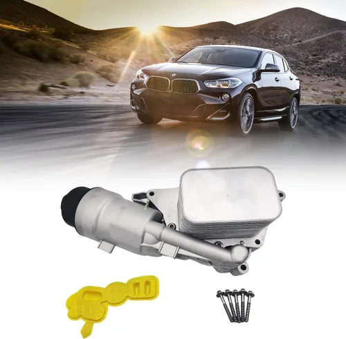 Miniatura 10 de NOVAPARTS 11428507697 Conjunto de carcasa del filtro del enfriador de aceite del motor para motores diesel BMW 328d, 535d, X3 28d, X5 35d N47/N57