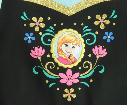 Miniatura 7 de Disney Vestido de piel de princesa Anna Elsa congelado de bebé a niño grande