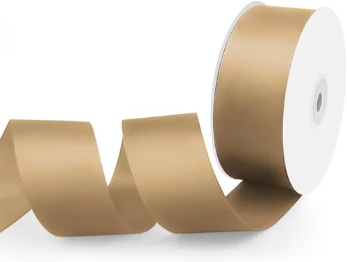 Miniatura 42 de Cinta de tela de satén de 1-1/2 pulgadas de ancho x 50 yardas, cinta negra perfecta para lazos de bricolaje, guirnaldas, envoltura de regalos