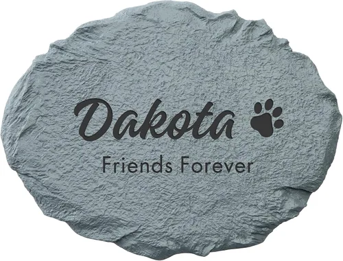 Miniatura 17 de Let's Make Memories Piedra conmemorativa personalizada para mascotas Forever Friend - Perro - Marcador de jardín de condolencias Perro - Angel