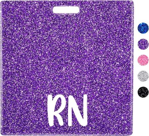 Miniatura 17 de Plifal RN Porta Insignia con Soporte de Tarjeta para Enfermera, Accesorios de Enfermería, Insignia de Enfermera Registrada Horizontal, Rn Rainbow