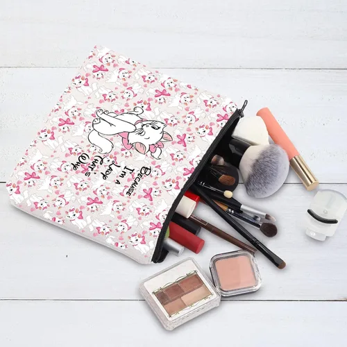 Miniatura 4 de G2TUP Bolsa de cosméticos de maquillaje de gato de dibujos animados, regalo para fanáticos de la película de gatos, regalo con temática de película