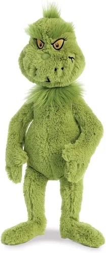 Aurora® Whimsical Dr. Seuss™ Grinch Stuffed Animal - Muñeco de Peluche Oficialmente Licenciado para Juego Imaginativo - Perfecto para Niños y