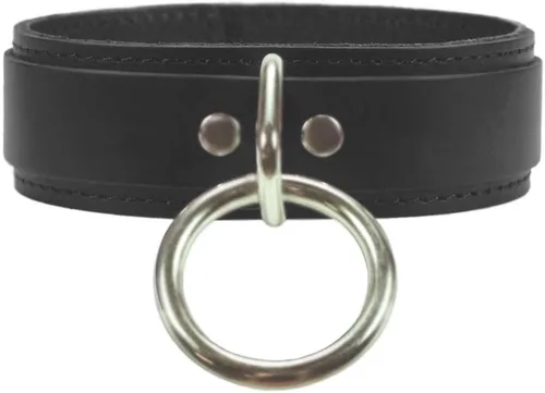 Miniatura 8 de Avery - Collar en V con junta tórica de piel de cordero Latigo hecho a mano (L, rojo)