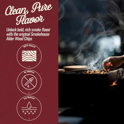 Miniatura 3 de Smokehouse Productos Todos los trozos de madera con sabor natural para ahumar