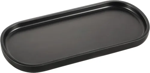 Miniatura 10 de Emibele Organizador de joyas, bandeja ovalada de resina, bandeja de tocador de baño, cocina, tocador, bandeja de joyería, soporte para anillos