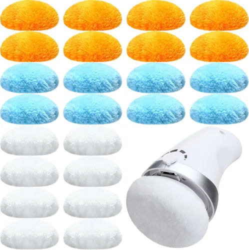 Miniatura 7 de Preboun 24 almohadillas lavables para máquina de escultura corporal, almohadilla de masaje lavable, almohadillas de fibra reemplazables, fundas