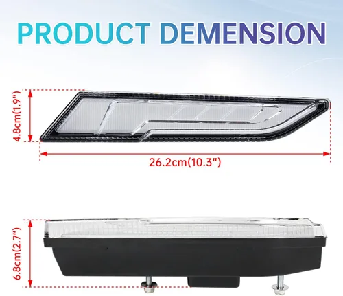 Miniatura 6 de Panel de luz decorativa compatible con Polaris Slingshot S/R/SL/SLR/GT 2020-2022, accesorios 2020-2022, luces LED de circulación diurna, luz luces