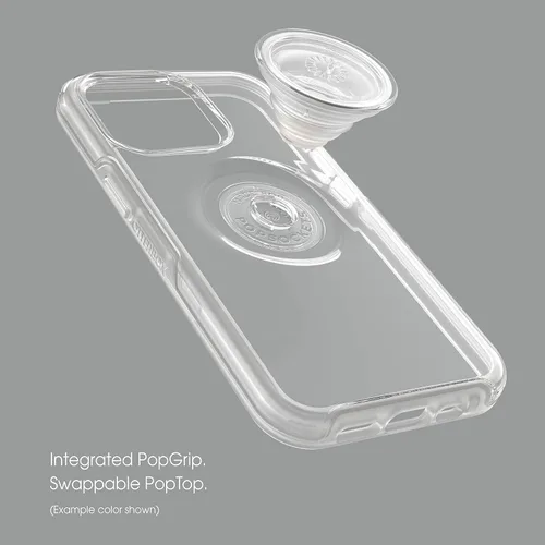 Miniatura 6 de OtterBox - Funda transparente para iPhone 13 Otter + POP Symmetry Clear Series (transparente)