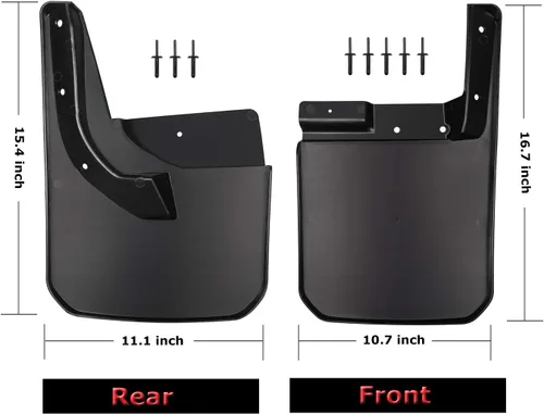 Miniatura 8 de Protectores de salpicaduras delanteros y traseros, guardabarros, aletas de barro para Jeep Wrangler JL JLU 2018-2023 2024 2025 Sahara Sport Sports