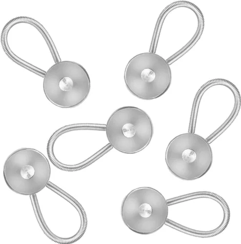 Miniatura 2 de Johnson & Smith Extensores de cuello/extensor de cuello/botón de maravilla para expansión de 1/2 tamaño de camisas de vestir para hombre, 5 + 1