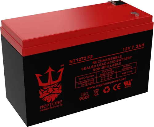 Miniatura 3 de Batería de 12 V SLA Recargable Reemplazo para Verizon FiOS PX12072-HG – Paquete de 2 (12V 7.2Ah F2)