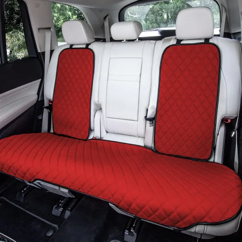Miniatura 9 de FH Group Cojín de Funda para Asiento de Automóvil - Automóviles Camiones SUV, Cojines de Asiento de Automóvil Neosupreme, Funda de Asiento de Rojo