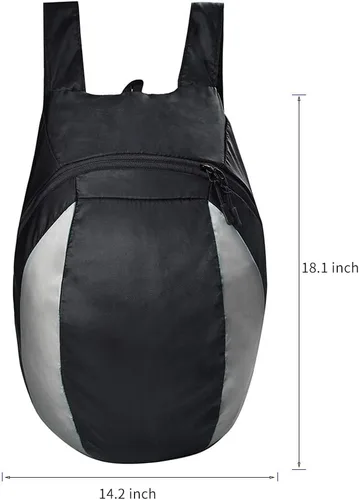 Miniatura 2 de Mochila para casco de motocicleta, bolsa de almacenamiento compacta y ligera con gran capacidad de 28L