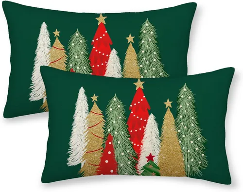 Miniatura 57 de AEIOAE - Juego de 2 fundas cuadradas de almohadones de lino para otoño con calabaza en tono naranja quemado y blanco, para decoración al aire libre