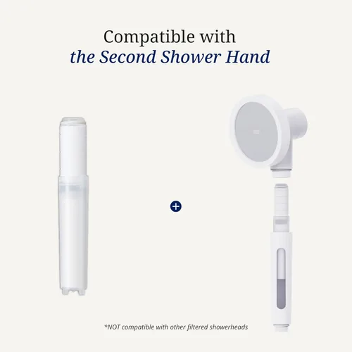 Miniatura 8 de SecondShower - Filtro clínicamente probado para la salud de la piel, elimina el 99% del cloro y la cloramina, filtración certificada NSF para agua