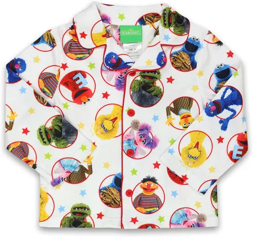 Miniatura 4 de Sesame Street Elmo Conjunto de pijamas estilo abrigo infantil