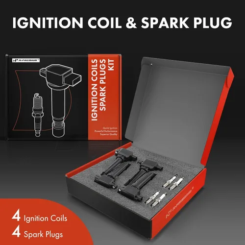 Miniatura 2 de A-Premium Juego de 4 Bobina de Encendido y Bujías de Iridio Compatibles con Mazda CX-5 2013-2018, 3 2012-2019, 3 Sport 2014 2016-2018, 6 2014-2017