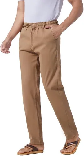 Miniatura 24 de Pantalones casuales de lino de algodón para hombre, pantalones sueltos de playa, pantalones largos de yoga ligeros