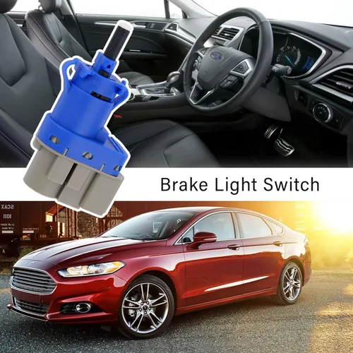 Miniatura 4 de Interruptor de luz de freno que reemplaza al OEM # 8T4T-9G854-AA, luz de freno de 4 pines compatible con Ford F150, Explorer, Lincoln MKC, Mazda