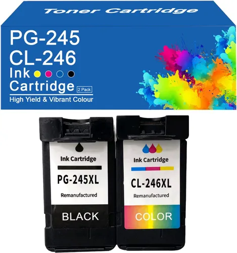 Miniatura 9 de PG-245 CL-246 Cartuchos de tinta compatibles con Canon PG-245 CL-246 Cartuchos de tinta de alto rendimiento para Canon IP2820 IP2850 MG2420 MG2450