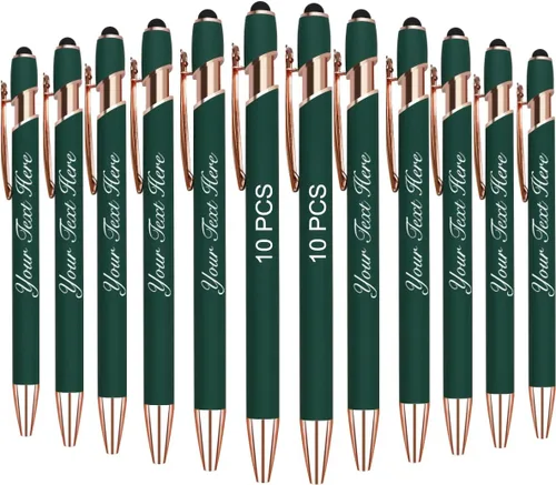 Miniatura 7 de 10 bolígrafos personalizados con nombre y texto para mujeres y hombres, bolígrafos personalizados con grabado gratis, regalos para negocios