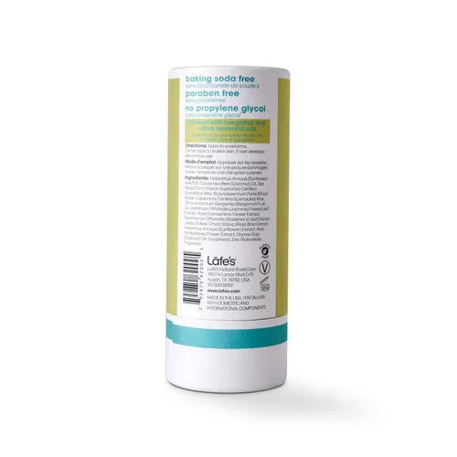 Miniatura 3 de Lafe's Desodorante natural Desodorante natural en barra sin plástico de 2.25 onzas en embalaje de papel Sin aluminio, parabenos ni bicarbonato