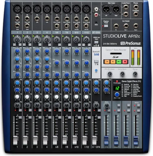 Miniatura 9 de PreSonus StudioLive AR8c Mezclador Analógico con Software Studio One Pro