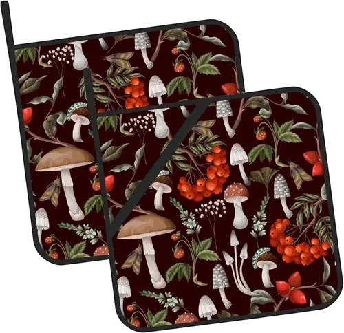 Miniatura 9 de Groovy - Juego de 2 soportes para ollas de girasol, resistentes al calor, para microondas, hornear, horno, platos finales y regalos de barbacoa