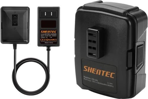 Miniatura 10 de Shentec Paquete de 2 baterías de 3.0Ah 12V compatibles con RYOBI CB120L CB121L BPL-1220 130503001 130503005, batería de litio de 12 V