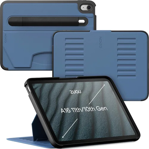 Miniatura 11 de ZUGU CASE para iPad A16 11ª generación de 11 pulgadas (2025), 10ª generación de 10.9 pulgadas (2022) Soporte magnético y cubierta para Negro