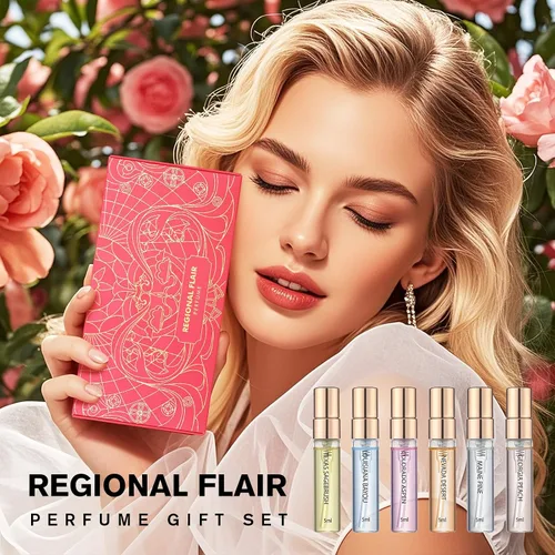 Miniatura 2 de Perfume para mujer, juego de 6 perfumes de estilo regional para mujer, perfecto para regalo, perfumes de fragancia de larga duración para ocasiones
