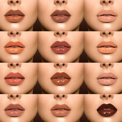 Miniatura 6 de Juvia's Place Coffee Shop Brillo de labios – Caramelo salado – Brillo de labios hidratante de mantequilla para mujeres, brillo duradero, acabado