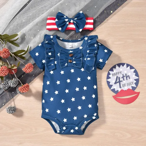 Miniatura 8 de Aalizzwell Traje de verano para bebés recién nacidos